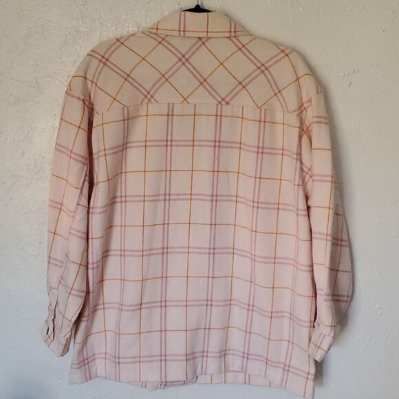 HFX Ladies Shirt Jacket in Pink Plaid Size M - Picture 12 of 16